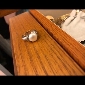 Real pearl ring